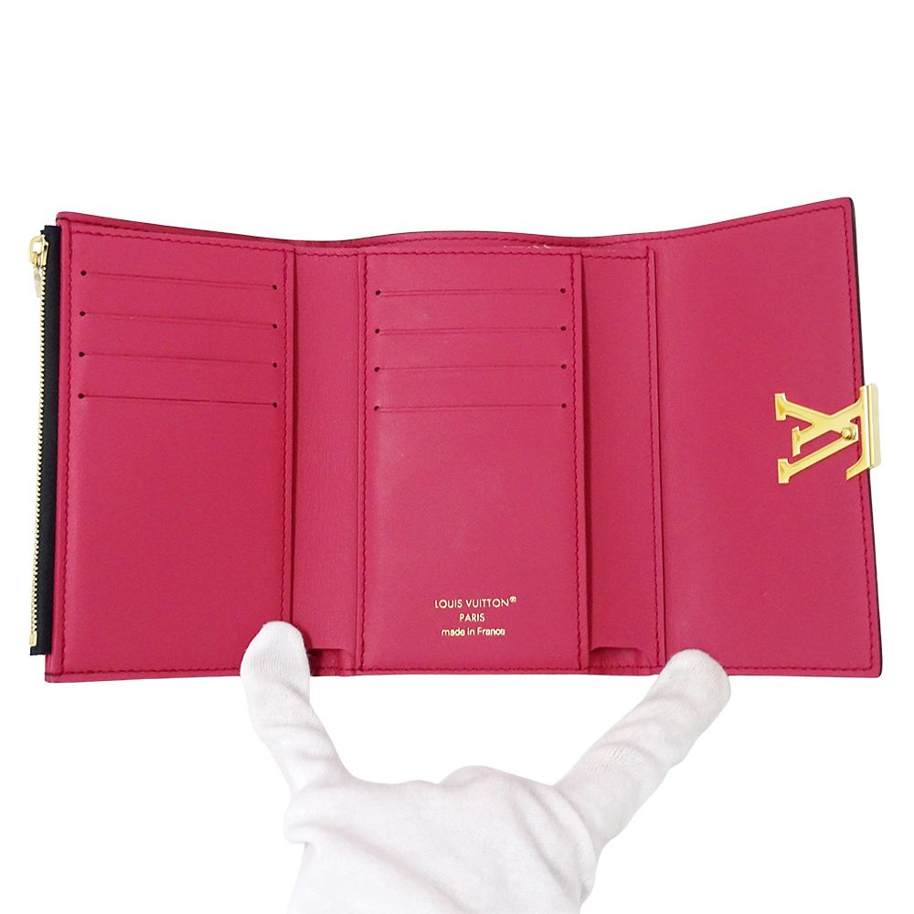 Louis Vuitton Wallet Bifold Portefeuille Capucines Compact Taurillon Leather — view 4