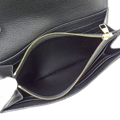 Louis Vuitton Wallet by Monogram Empreinte Portefeuille Sarah Noir Beige Black — view 7