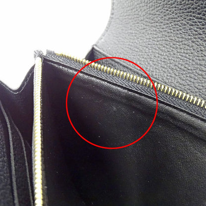 Louis Vuitton Wallet by Monogram Empreinte Portefeuille Sarah Noir Beige Black — view 9