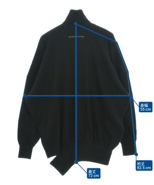 Balenciaga Knit Sweater Black — view 7