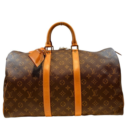 Louis Vuitton Keepall 45 Monogram Boston Bag Canvas