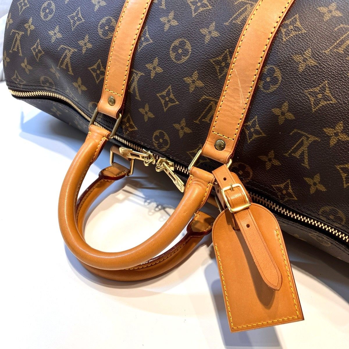 Louis Vuitton Keepall 45 Monogram Boston Bag Canvas — view 9