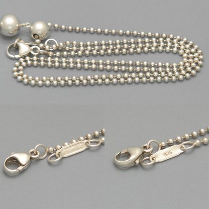 Tiffany & Co Ball 5 Row Drop Necklace Graduated Pendant 41 cm Sterling Silver — view 5