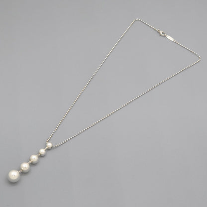 Tiffany & Co Ball 5 Row Drop Necklace Graduated Pendant 41 cm Sterling Silver — view 2
