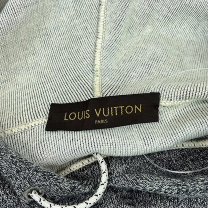 Louis Vuitton Hoodie L LV Cup Logo Patch Dark Gray Black Multi — view 3