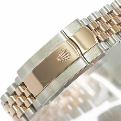Rolex Datejust 36 Roulette Diamond Watch Gray 18k Pink Gold Automatic Winding — view 7