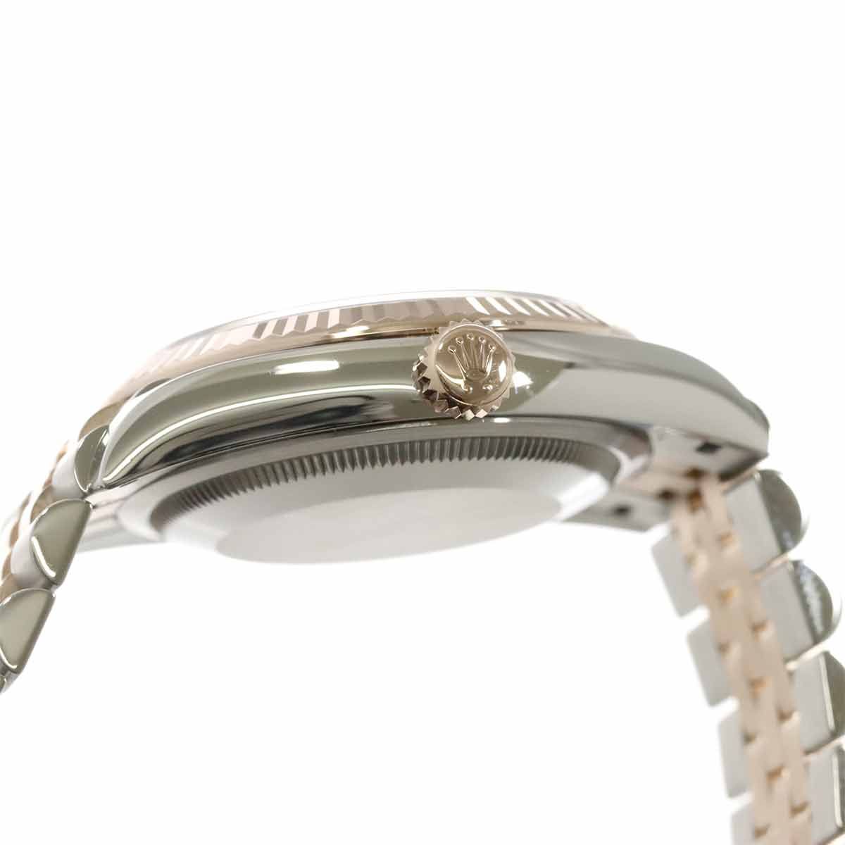 Rolex Datejust 36 Roulette Diamond Watch Gray 18k Pink Gold Automatic Winding — view 6