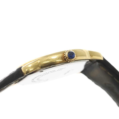 Cartier Ronde Solo SM Watch Silver 18k Yellow Gold Quartz — view 6