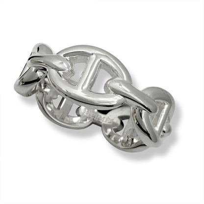 Hermes Enchainee Ring Silver