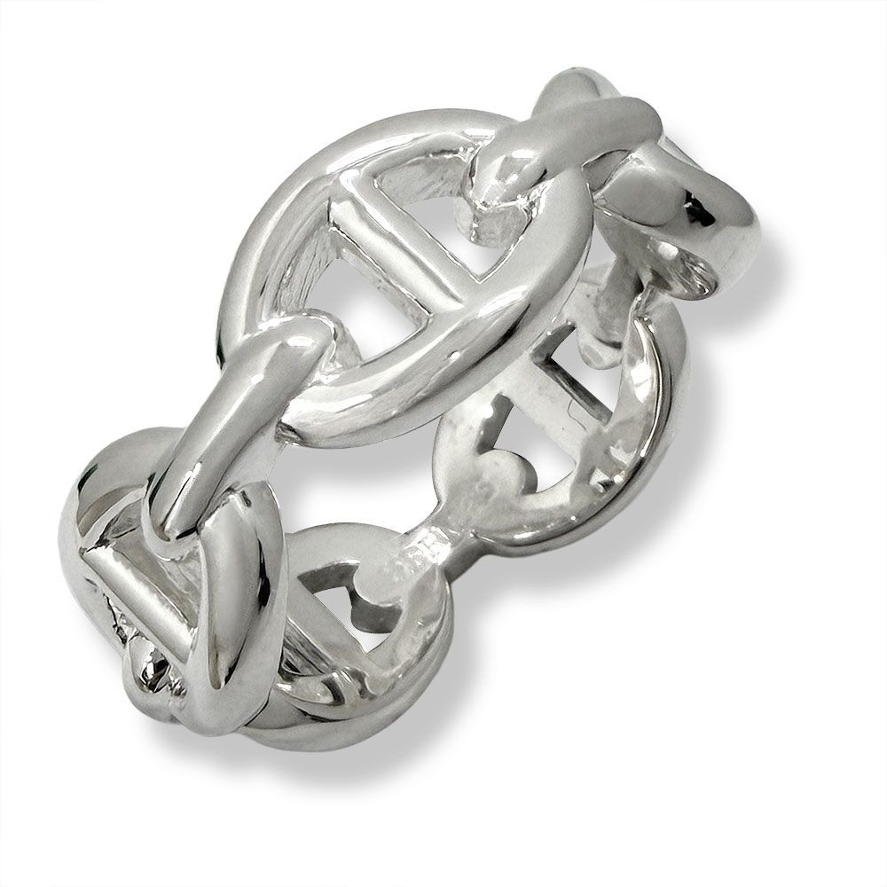 Hermes Enchainee Ring Silver — view 2