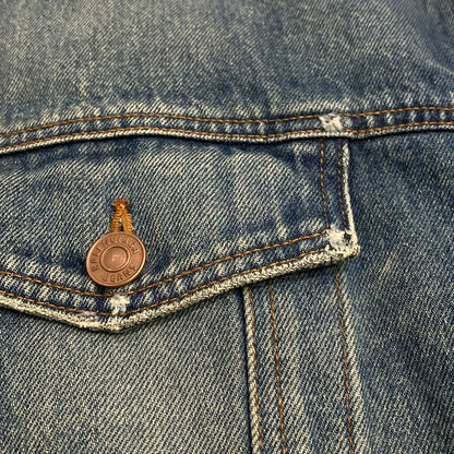 Balenciaga Jean XS Blue Long Sleeve Unifit Winter Jacket — view 7