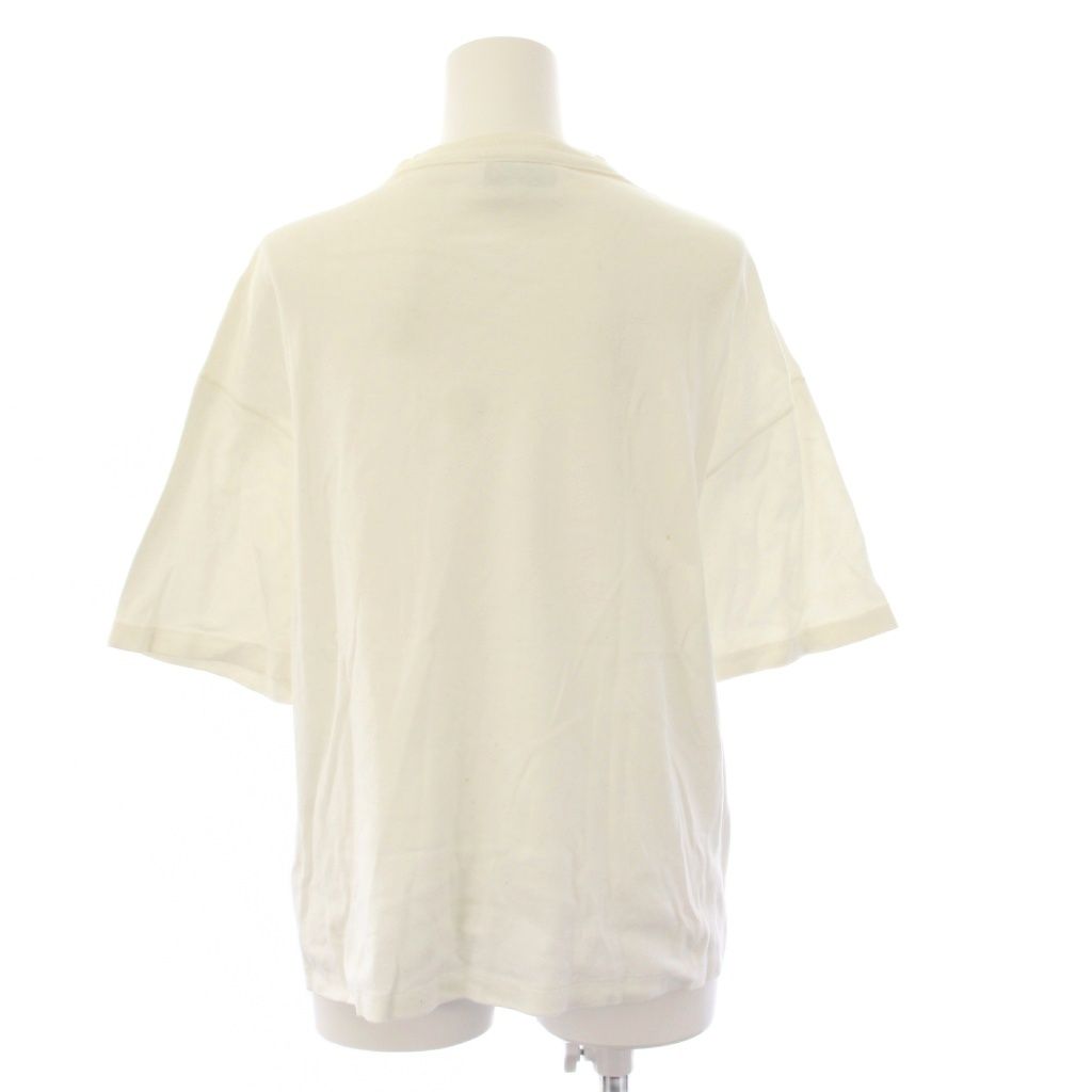 Chanel Ribbon CC Logo T-Shirt Short Sleeve L White — view 3