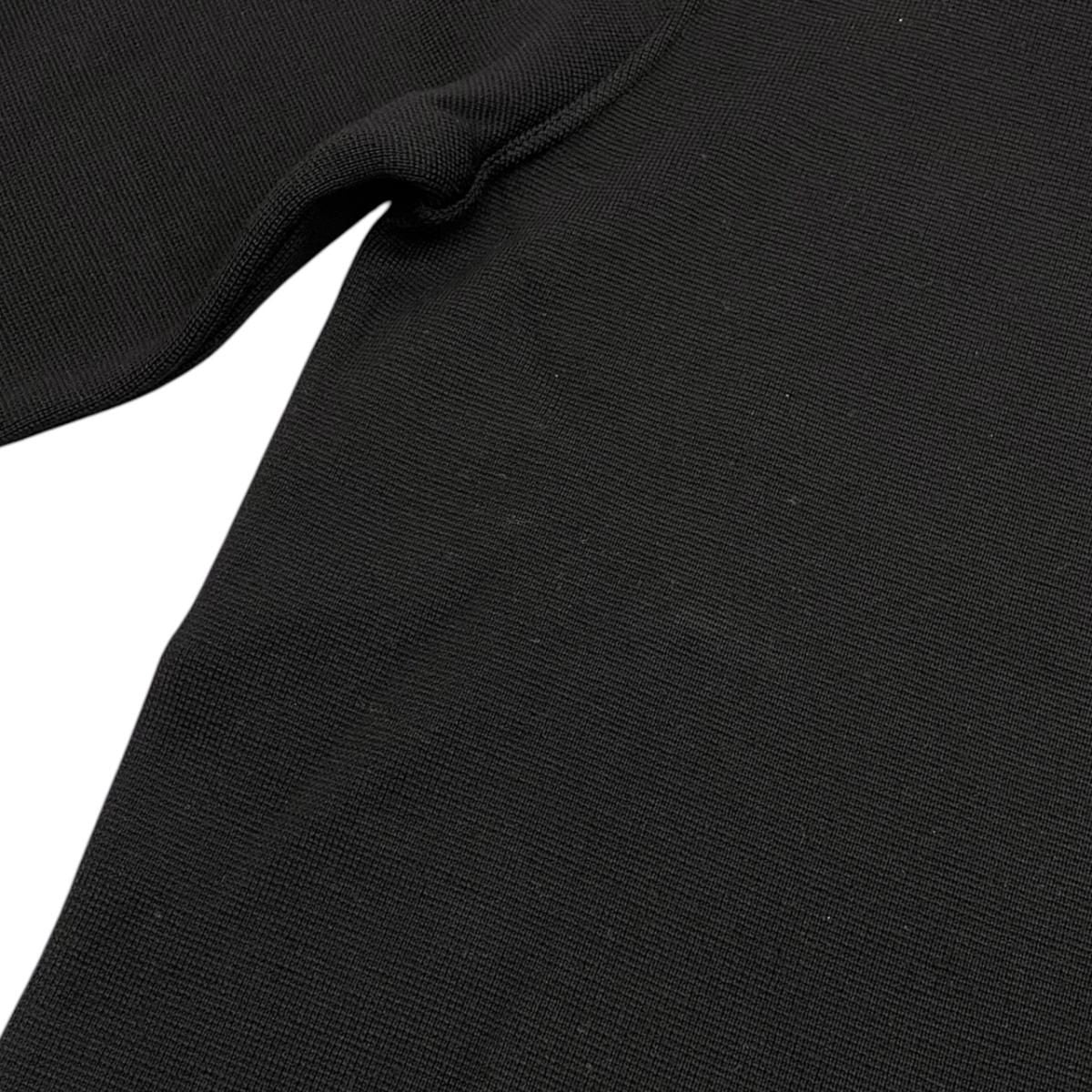 Prada Sweatshirt Shirt Logo Tag 50 Wool Nylon Black — view 7
