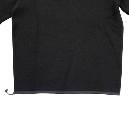 Prada Sweatshirt Shirt Logo Tag 50 Wool Nylon Black — view 6