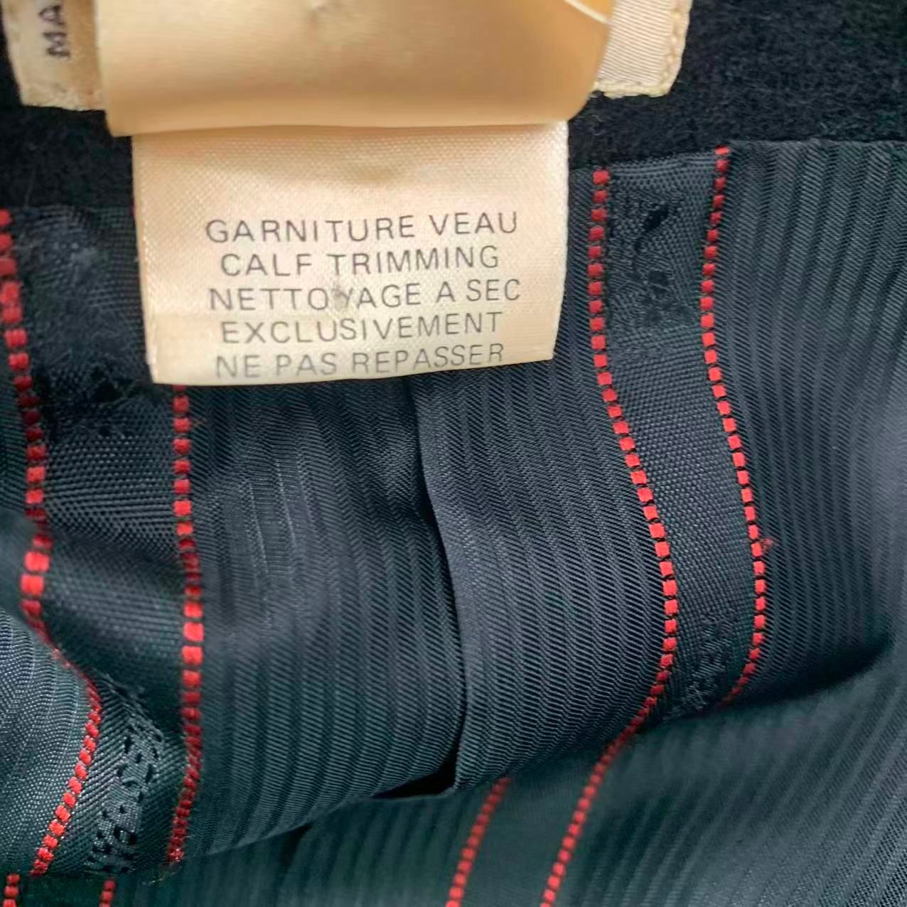 Hermes Wool Zip Up Jacket Deformed Black 40 — view 7
