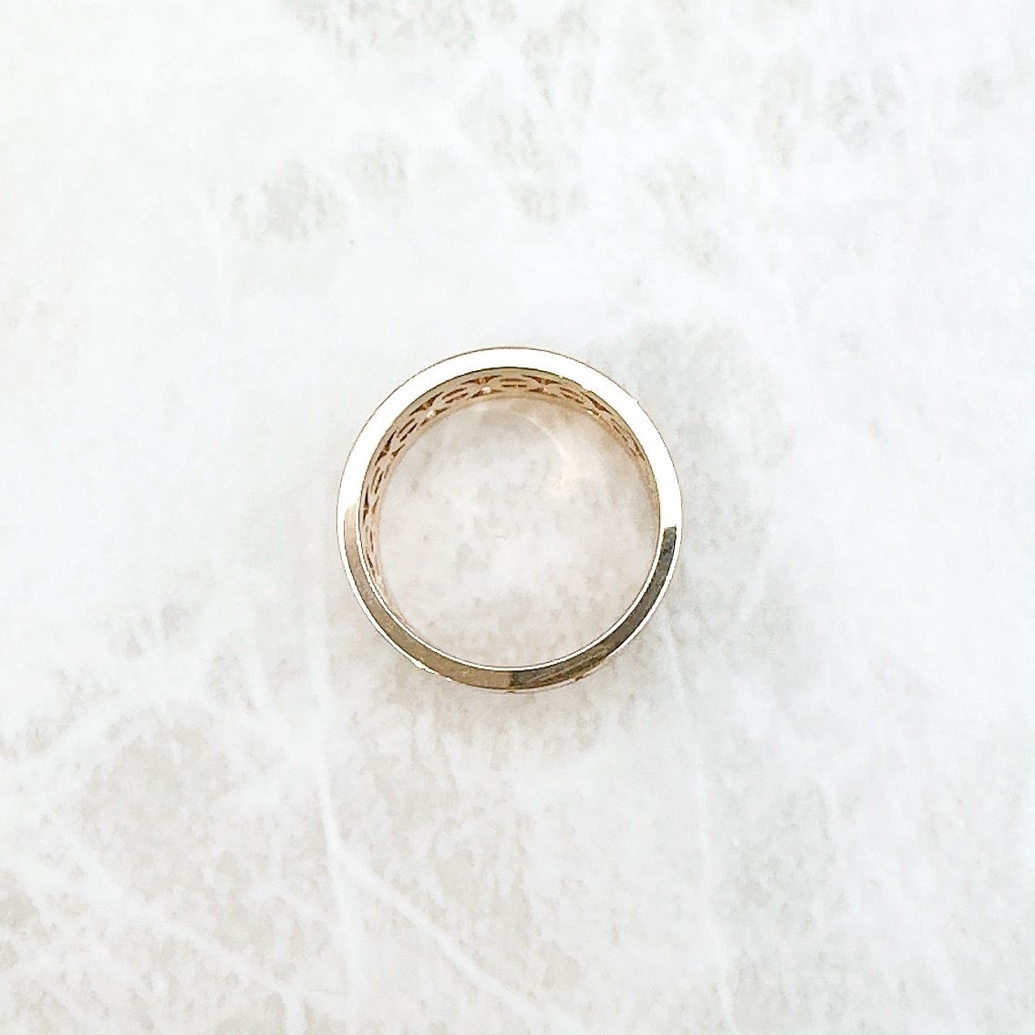 Hermes Chaine D'ancre Divine Diamond Pink Gold Ring — view 5