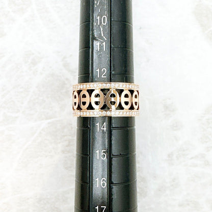 Hermes Chaine D'ancre Divine Diamond Pink Gold Ring — view 8