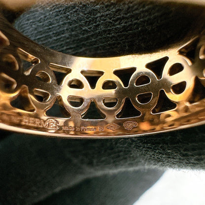 Hermes Chaine D'ancre Divine Diamond Pink Gold Ring — view 7