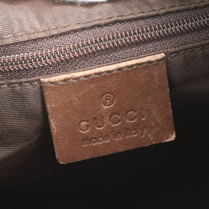 Gucci Bambu GG Canvas 001 Leather 2-Way Shoulder Bag Hand Brown — view 8