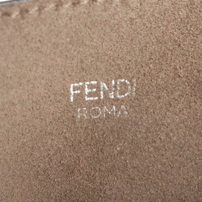 Fendi Pouch F's Logo Leather Tote Shoulder Hand Brown — view 8