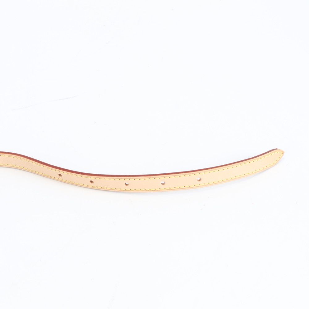 Louis Vuitton Leather Bag Shoulder Strap Brown — view 4