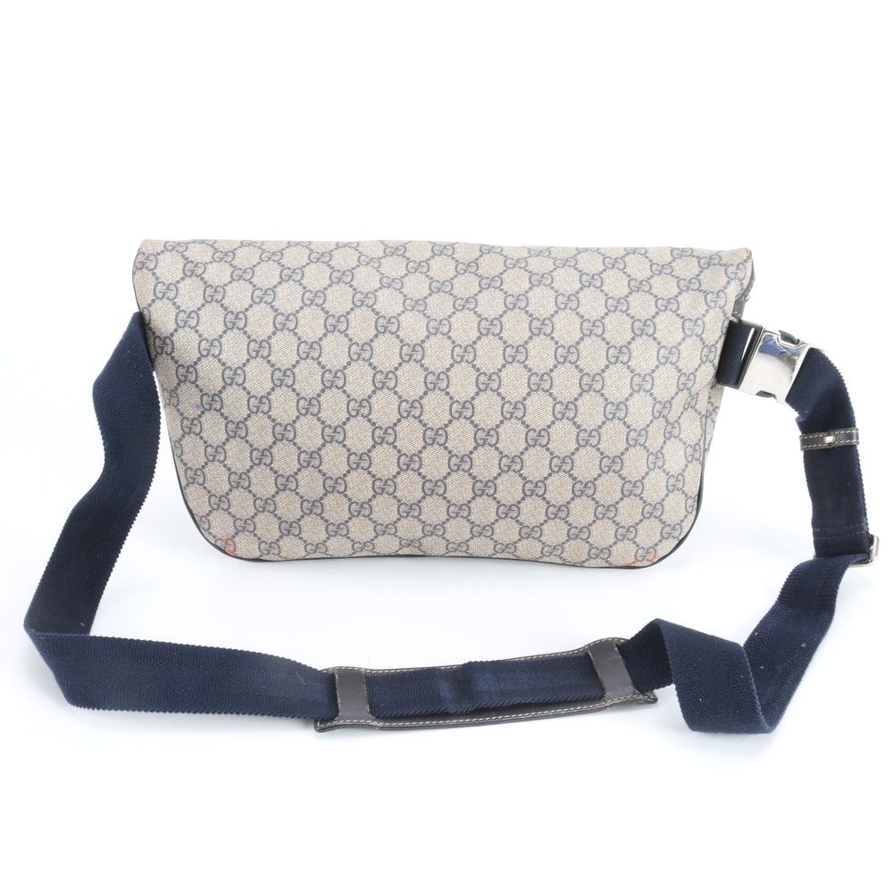 Gucci GG Supreme Leather 2-Way Belt Bag Crossbody Body Waist Pouch Shoulder — view 3