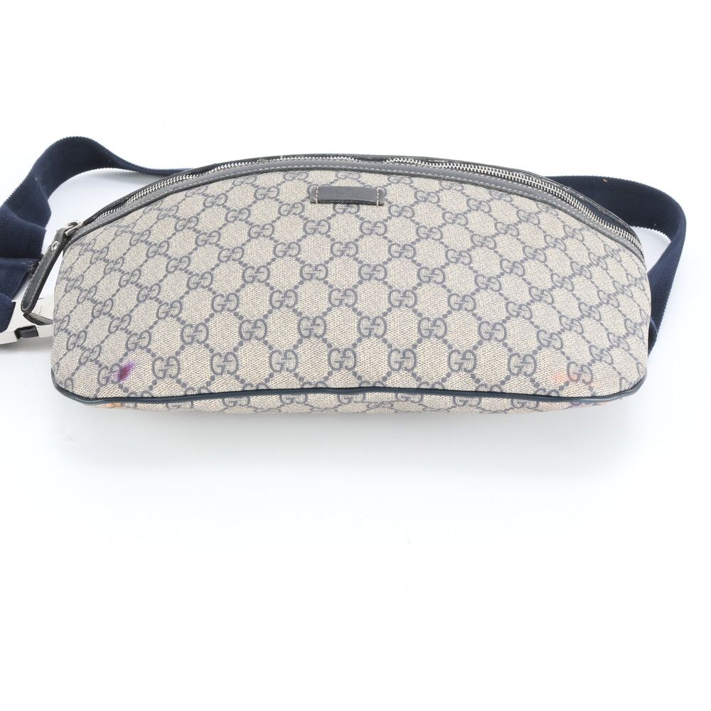Gucci GG Supreme Leather 2-Way Belt Bag Crossbody Body Waist Pouch Shoulder — view 6