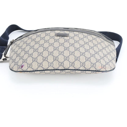Gucci GG Supreme Leather 2-Way Belt Bag Crossbody Body Waist Pouch Shoulder — view 6
