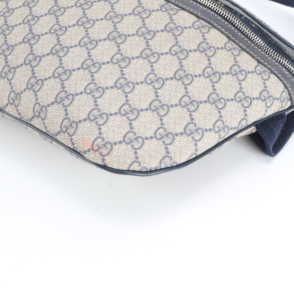 Gucci GG Supreme Leather 2-Way Belt Bag Crossbody Body Waist Pouch Shoulder — view 5