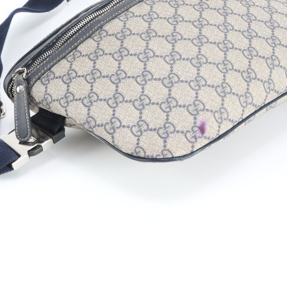 Gucci GG Supreme Leather 2-Way Belt Bag Crossbody Body Waist Pouch Shoulder — view 4
