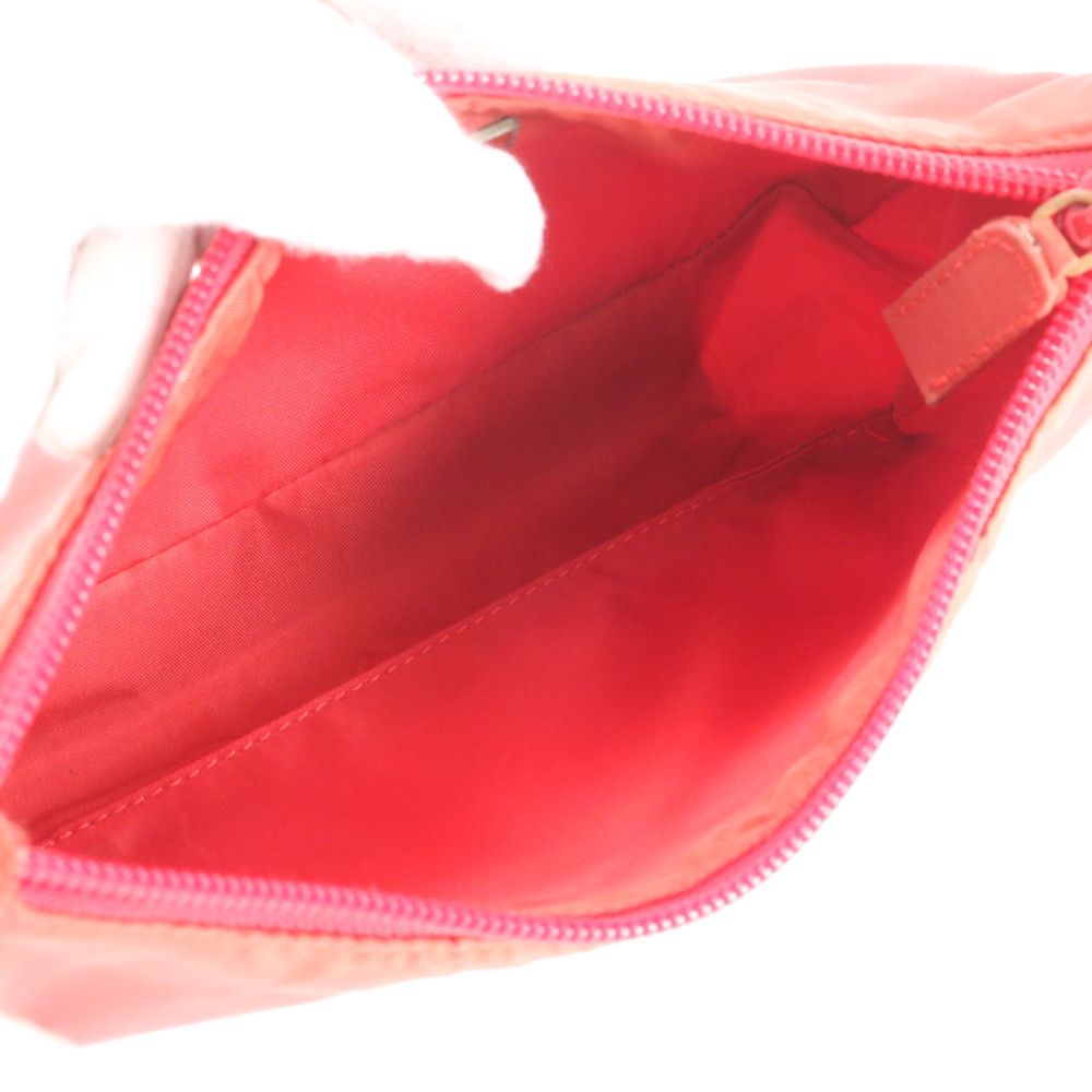 Prada Tessuto Nylon Triangle Logo Handbag Tote — view 7