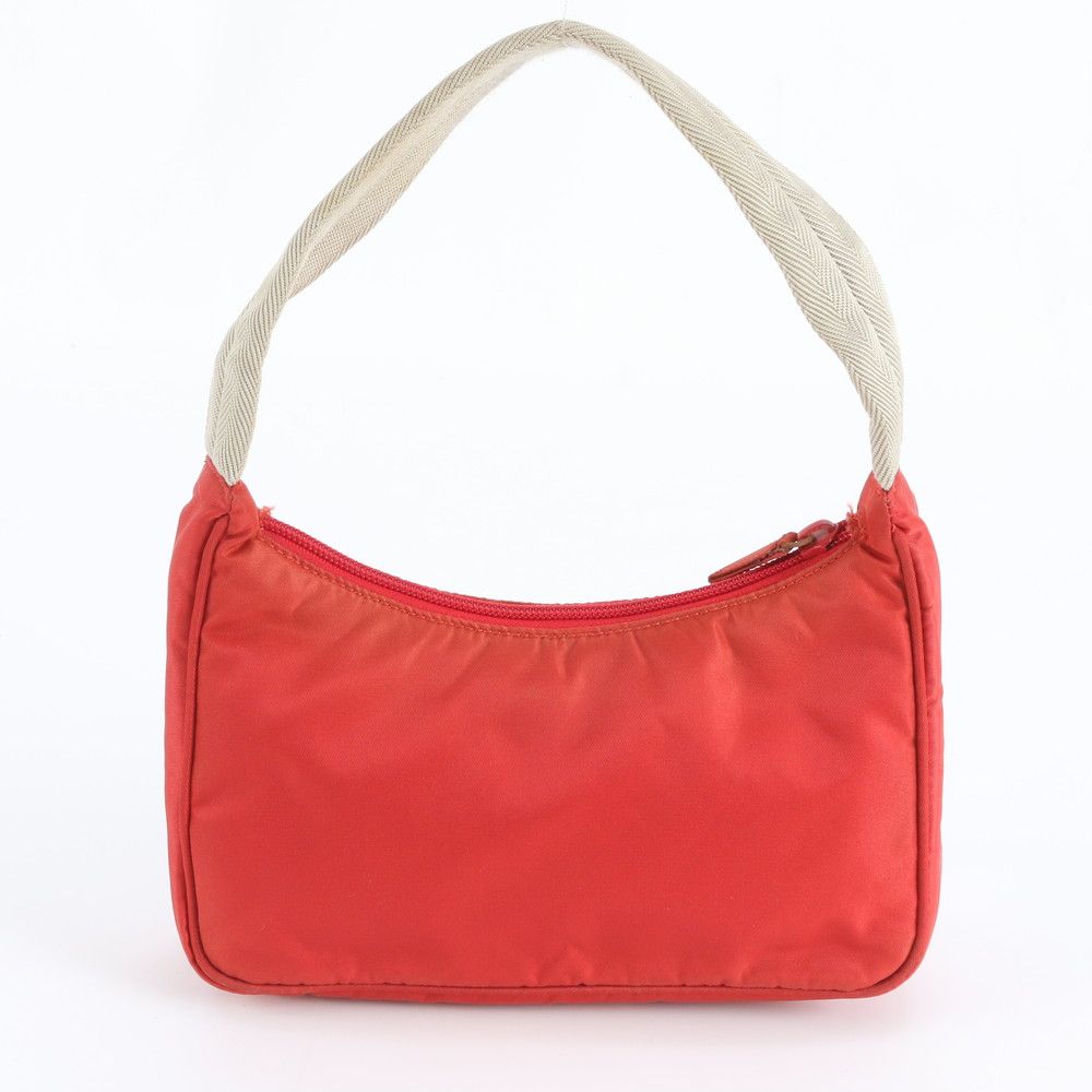 Prada Tessuto Nylon Triangle Logo Handbag Tote — view 3