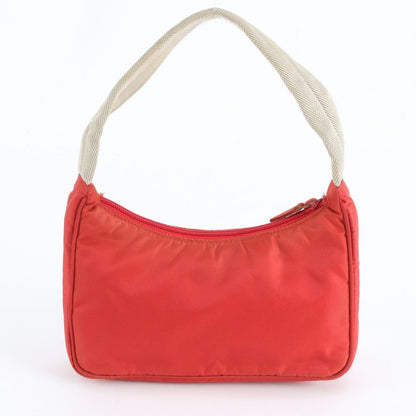 Prada Tessuto Nylon Triangle Logo Handbag Tote — view 3