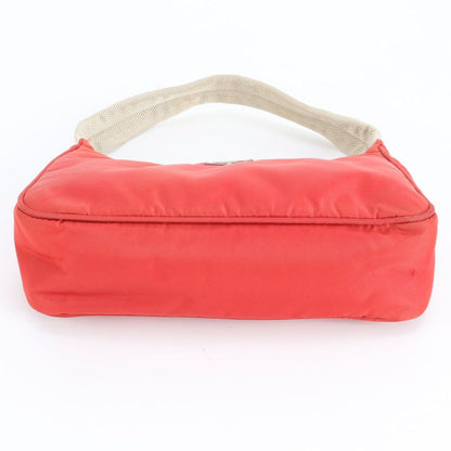 Prada Tessuto Nylon Triangle Logo Handbag Tote — view 6