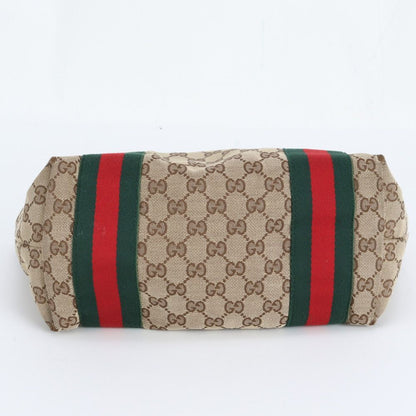 Gucci GG Canvas Sherry Line Joli Leather Tote Shoulder — view 5