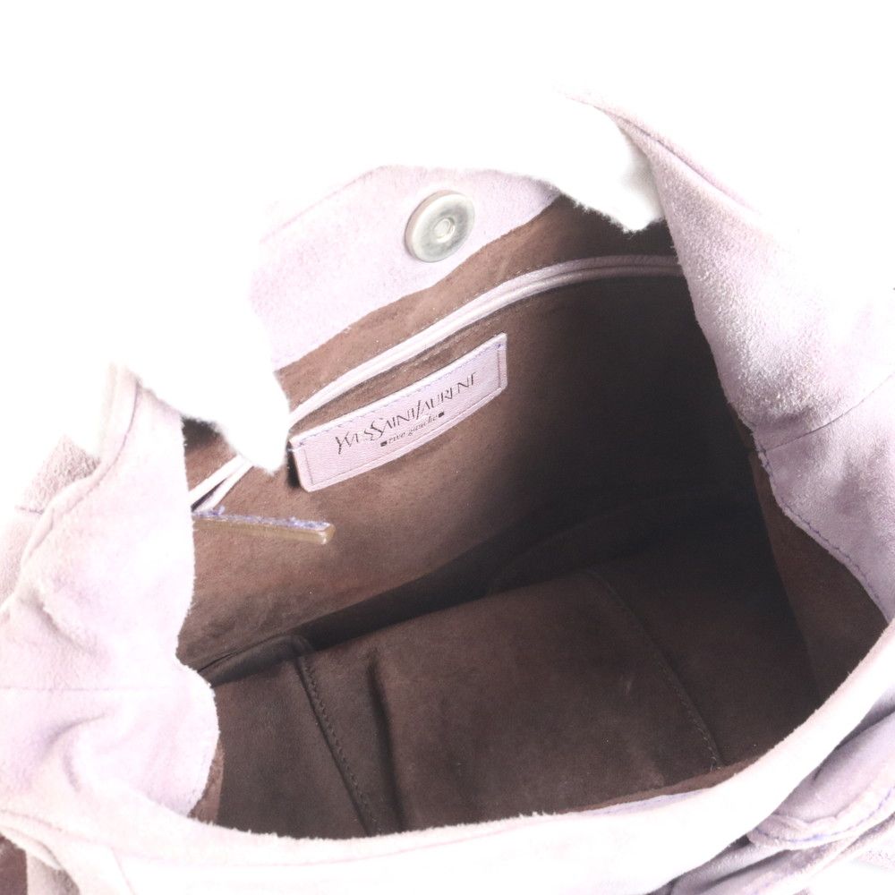 Saint Laurent Rive Gauche Leather Shoulder Bag Hand — view 7