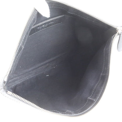 Balenciaga Leather Canvas Clutch Pouch Business — view 6