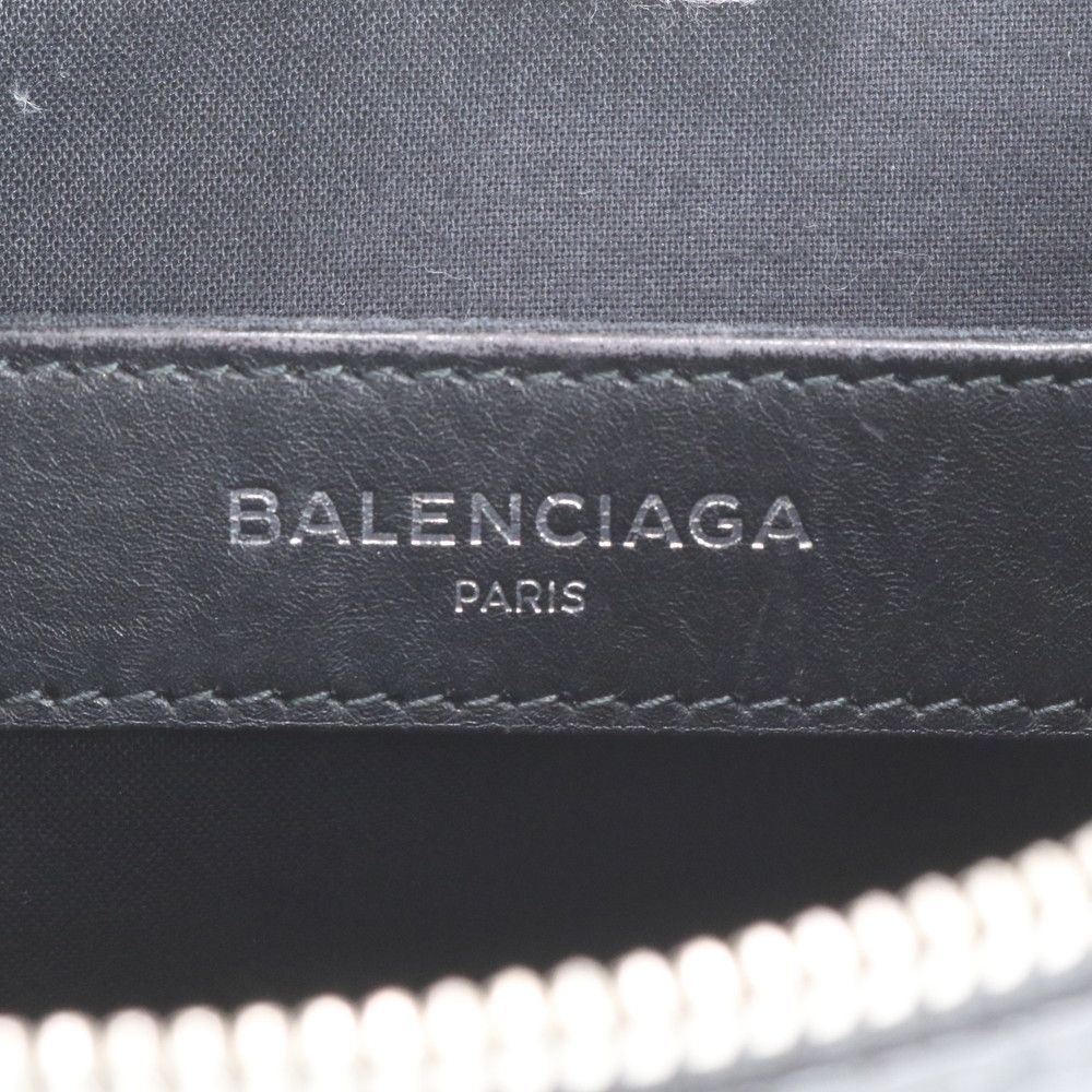 Balenciaga Leather Canvas Clutch Pouch Business — view 8
