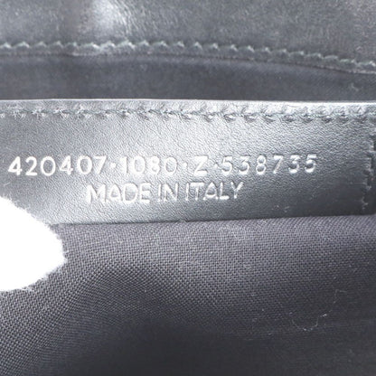 Balenciaga Leather Canvas Clutch Pouch Business — view 9
