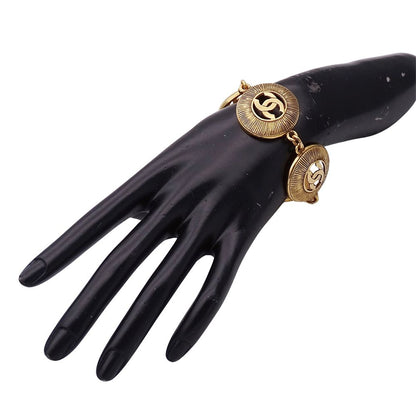 Chanel Bracelet Gold CC Logo Circle Large — view 6