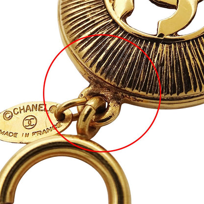 Chanel Bracelet Gold CC Logo Circle Large — view 7