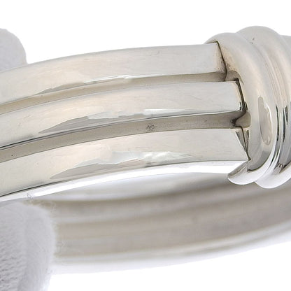 Tiffany & Co Grooved 925 Sterling Silver Bangle Bracelet — view 3