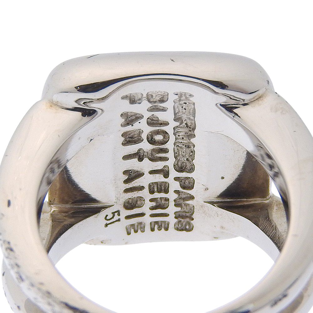 Hermes Corozo 925 Sterling Silver Ring — view 5