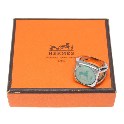 Hermes Corozo 925 Sterling Silver Ring — view 6