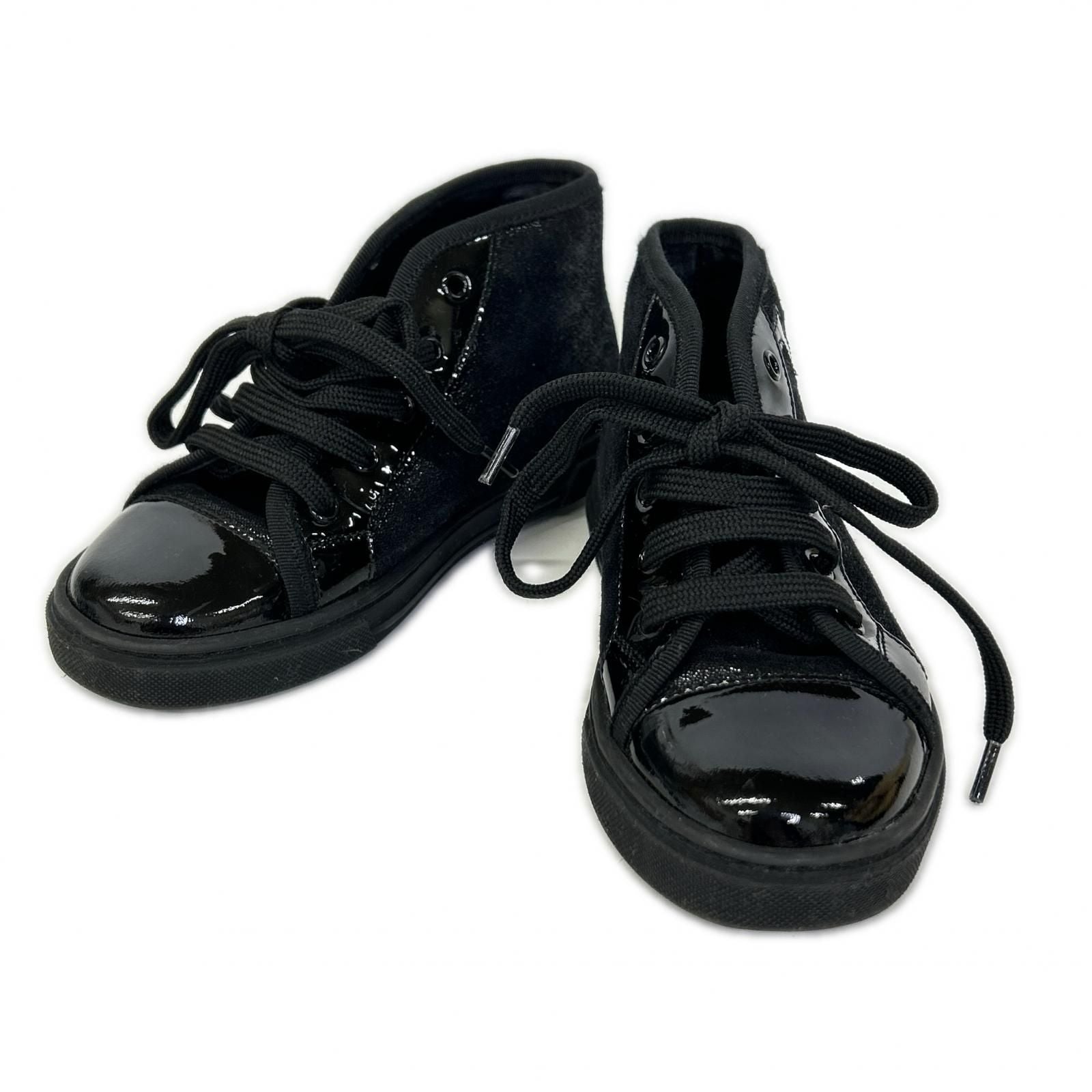 Louis Vuitton Patent Fabric High Cut Sneakers