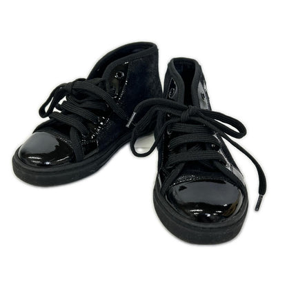 Louis Vuitton Patent Fabric High Cut Sneakers