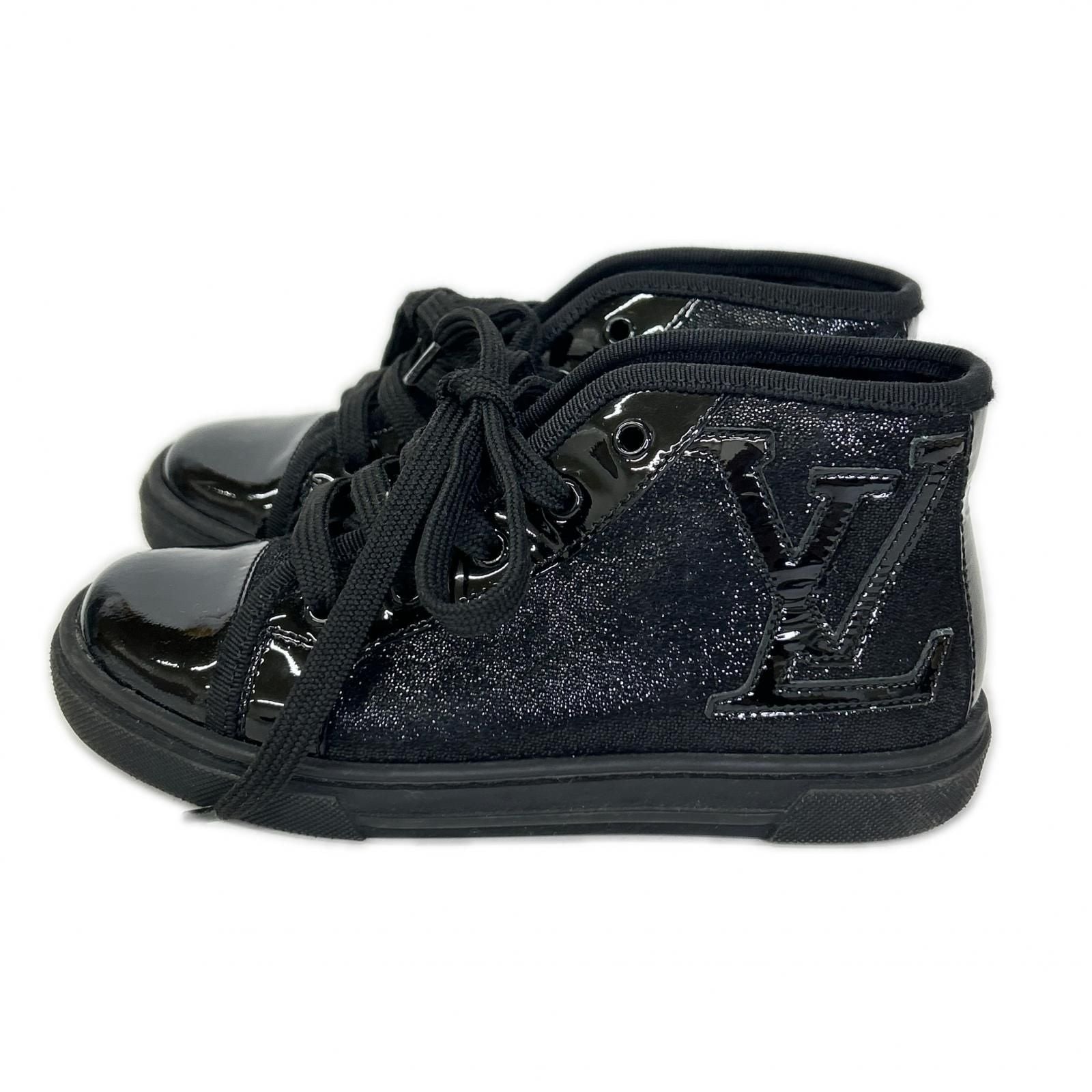 Louis Vuitton Patent Fabric High Cut Sneakers — view 2
