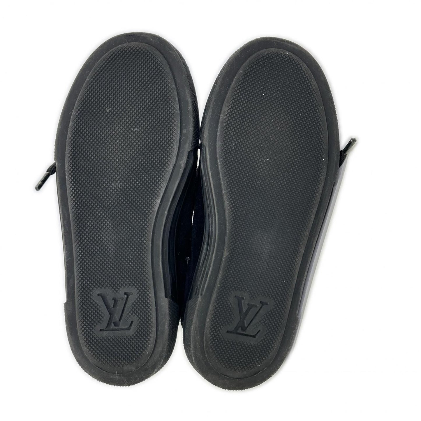 Louis Vuitton Patent Fabric High Cut Sneakers — view 6