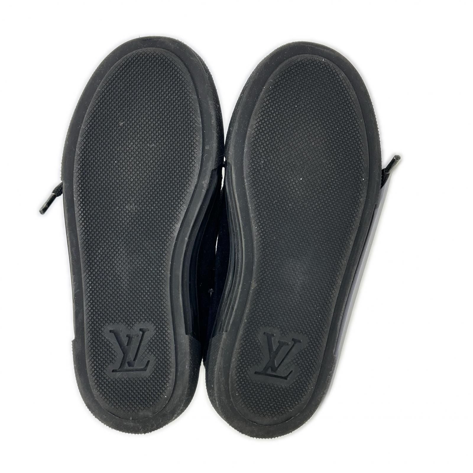 Louis Vuitton Patent Fabric High Cut Sneakers — view 6