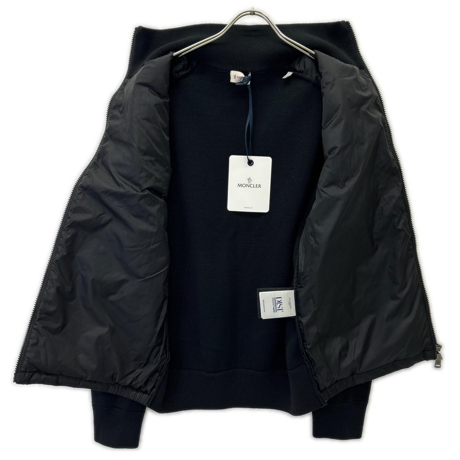 Moncler Cardigan Tricot Knit Nylon Trim Zip Up Jacket — view 5